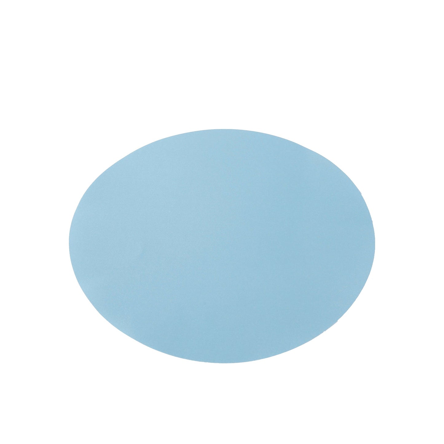 50 Pack 13" Round Disposable Paper Placemats – Dusty Blue Cardboard Dining Table Mats, 120 GSM