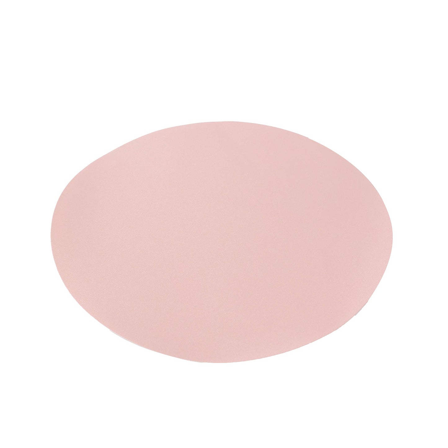 50 Pack 13" Round Disposable Paper Placemats – Pink Cardboard Dining Table Mats, 120 GSM